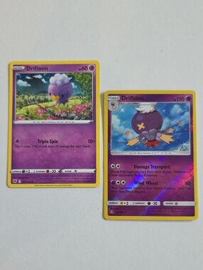 Pokemon Drifloon And Drifblim Cards